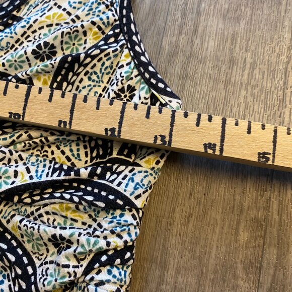 Elle Swing Dress Geometric Spaghetti Straps Size Small - Picture 6 of 7